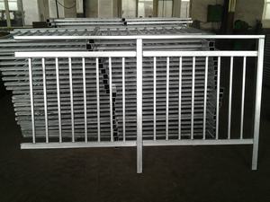 Rampe de balcon <span class=keywords><strong>en</strong></span> acier galvanisé carré avec profilé <span class=keywords><strong>en</strong></span> aluminium, clôture de balcon, rampe de balcon - Product Image 3