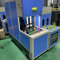 Machine de soufflage de bouteilles en plastique semi-automatique, machine de moulage par injection de plastique PET pour petites ateliers, machine de soufflage