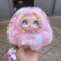 2026 Populaire Adorable Peluche Lapin Cartoon aux Grandes Oreilles, Pendentif Tendance, Figurine Multifonctionnelle Style Ins