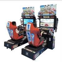 Machine de jeu de course automobile d'arcade commerciale, simulateur de conduite électronique pour centre de divertissement intérieur