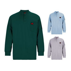 難燃性長袖ヘンリーシャツ <span class=keywords><strong>NFPA</strong></span> 2112 / CAT 2 安全服 - Product Image 3