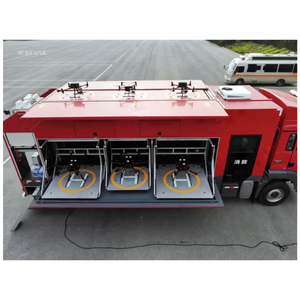 Hino HOWO <span class=keywords><strong>6x4</strong></span>โดรนปีกคงที่ยานพาหนะขนส่งที่ใช้สำหรับขนส่งโดรนแบบรุม - Product Image 3