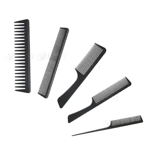 ARLANY – peigne professionnel pour cheveux, tête plate, en carbone, queue de Rat, ensemble de peignes de coiffure à dents larges