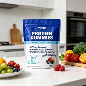 Gomitas de Proteína, 120 Unidades, Aislado de Suero + Aminoácidos + Creatina, Suplemento para la Recuperación Muscular Post-Entrenamiento, Gomitas Dietéticas - Product Image 4