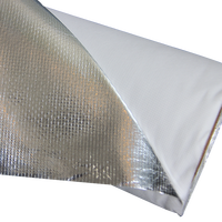 Prix d'usine, isolation réfléchissante, certification CE, tissu tissé en aluminium pour l'isolation des toits, des murs et des sols