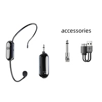 Système de microphone sans fil G03 2.4G avec casque, autonomie de 6 à 8 heures, portée de 30 m, Plug & Play, micro-casque pour enseignants, guides touristiques, présentateurs