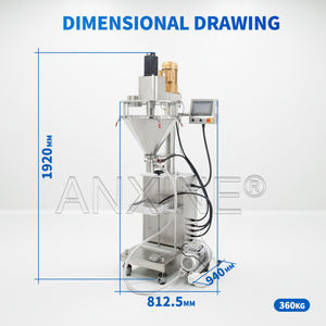 Halbautomati scher Pulver flaschen füller für kleine Nahrungs ergänzungs mittel 10g 100g 500g Vitamin-Aminosäuren-Pulver füll maschine - Product Image 4