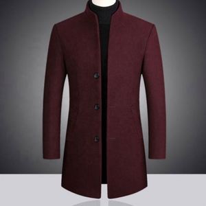Nouveau Manteau Long d'Hiver pour <span class=keywords><strong>Homme</strong></span> en Laine Épaisse, <span class=keywords><strong>Trench</strong></span>-Coat Automne-Hiver 2026, Vente Chaude - Product Image 5