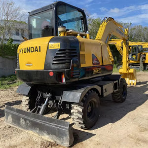 Excavadora de Ruedas Hyundai 60 Usada de 5.75 Toneladas con Motor Cummins, Componentes Hidráulicos Eaton, Alta Potencia de Excavación - Product Image 5