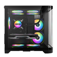 Verre trempé MATX Mid Tower Gamer Case Micro Desk Case Pc Cabinet Gaming Computer Case Chassis