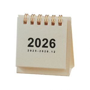 2026 Mini Eco-friendly Paper Desk <b>Calendar</b> Portable Modern Printed Pattern Desktop Ornament Check-In Planner Small - Product Image 5
