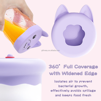 Couvre-boîte universel en silicone liquide élastique pour aliments pour chiens et chats avec minuteur