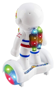 Giocattolo <span class=keywords><strong>Robot</strong></span> Astronauta Bump & Go, <span class=keywords><strong>Robot</strong></span> Spaziale con Luci LED 3D, Musica e Movimento Rotante, Giocattolo Educativo Interattivo per Bambini - Product Image 2
