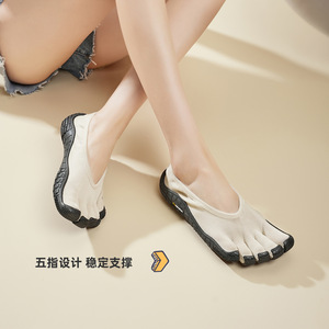 Zapatos de Yoga de Cinco Dedos para Mujer Golenshark, Parte Superior de Licra, Suela de Goma, Entresuela de EVA, para Entrenamiento en Interiores de Verano - Product Image 4