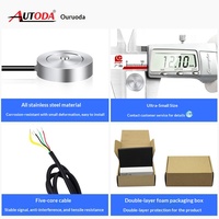 Ouluda AT8103 Modul Sensor Gaya Kompresi Ultra-tipis untuk Sensor Ketegangan/Tekanan Lengan Robot 50~1000N Akurasi 0,5%