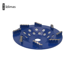 Cốc Mài Sàn Bê Tông Kim Cương Dụng Cụ Bánh Xe Có Phân Đoạn Ngoằn Ngoèo - Product Image 3