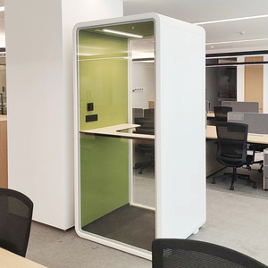 Cabina Acústica Modular Insonorizada Compacta con Ventilación y Luz LED - Product Image 1