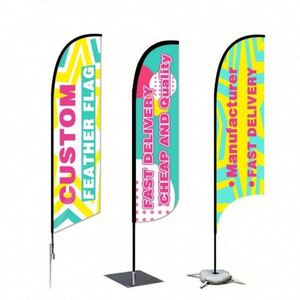Factory Wholesale <b>Flag</b> Banner Customized Outdoor Polyester Flying Beach <b>Flag</b> Promotional <b>Flag</b> for Exhibition - Product Image 2