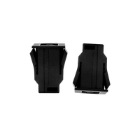 Cerradura de Puerta de Guantera Automotriz Universal de Plástico para Caja de Almacenamiento del Lado del Pasajero con Liberación Rápida
