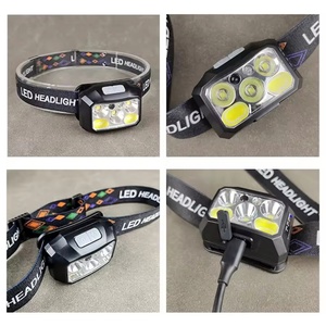Linterna Frontal LED Multifuncional Recargable, Impermeable y Ligera para Correr y Montañismo con Sensor - Product Image 4