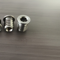Metal Threaded Insert Nuts Hex Drive Fastener Components for Industrial Assembly