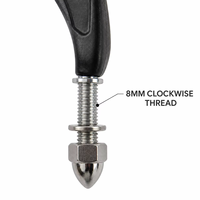 Nouveaux rétroviseurs de moto 8 mm pour la plupart des motos Harley, universels