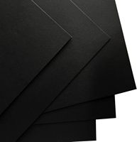 Carton noir de haute qualité 180 g/m² en pâte chimique-mécanique, personnalisé OEM, pour produits de mode en papier et carton