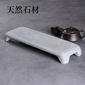 Natural Stone Tea Tray Flat Minimalist Design Heat Resistant Kung Fu Tea Set Accessory - Product Image 2