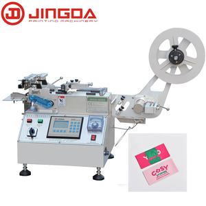 Mesin pemotong <span class=keywords><strong>Label</strong></span> pakaian pisau dingin kecepatan tinggi Desktop JQ-3010 untuk Taffeta nilon, pita Satin katun dan <span class=keywords><strong>Label</strong></span> tenun - Product Image 1