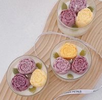 Großhandel Schöne Blumenförmige Duftkerzen, Gesundes Umweltfreundliches Sojawachs, Individuelle Düfte Verfügbar