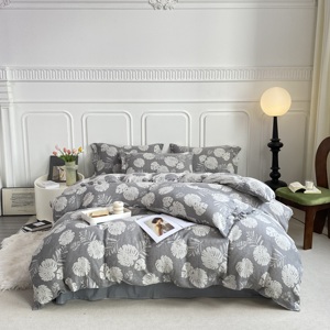 Chất Lượng Cao Thoải Mái Bộ Đồ Giường Đặt Bông Tinh Khiết Hai Lớp Jacquard Đầy Đủ Bộ Đồ Giường Khách Sạn Bốn Mảnh Đặt Đẹp Hiện Đại - Product Image 1