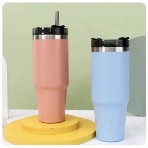 Cooperate Factory Gym Custom Sports Kids Stainless Steel Water <b>Bottle</b> with <b>Straw</b> - Product Image 5