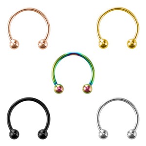 <span class=keywords><strong>Anneau</strong></span> de nez en acier inoxydable Piercings de nez Helix <span class=keywords><strong>Piercing</strong></span> d'<span class=keywords><strong>oreille</strong></span> Femmes Hommes Anneaux de septum Bijoux de <span class=keywords><strong>piercing</strong></span> corporel - Product Image 3