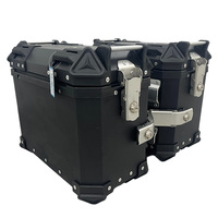 Boîte latérale de moto en alliage d'aluminium 30L, vente en gros d'usine, bagages de rangement étanches pour les voyages longue distance