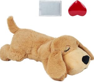 <b>Dog</b> <b>Heartbeat</b> Squeaky Plush Chewing <b>Toy</b> for Anxiety Relief and Calming Aid Cute Design - Product Image 3
