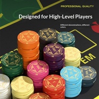 Jetons en céramique de 43 mm pour Mahjong, Échecs et Jeux de Cartes Fabriqués en Chine