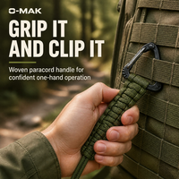 Mosquetón Triangular con Cordón de Paracord de 19 cm, Gancho para Colgar Equipo de Camping para Tienda de Campaña/Mochila, 8 Colores, Personalización OEM