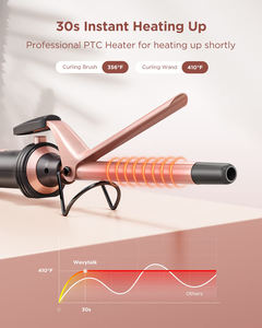 Wide <b>Curling</b> Barrel Hair <b>Curling</b> Tong Ceramic Curler Set Kit Iron <b>Curling</b> Iron 5 in 1 Hair Curler - Product Image 6