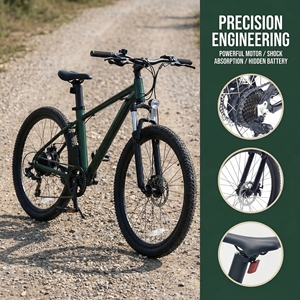 <span class=keywords><strong>Vélo</strong></span> <span class=keywords><strong>Électrique</strong></span> de Montagne Sportif 26 Pouces à Moteur Central 250W, Longue Autonomie, Vitesse Max. 25km/h, Personnalisation OEM, Meilleures Ventes - Product Image 3