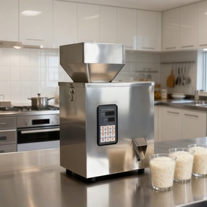 เครื่องบรรจุภัณฑ์แนวตั้งกึ่งอัตโนมัติสำหรับเม็ดผงพร้อมเครื่องบรรจุผงแบบ Auger สำหรับขนมขบเคี้ยว ถั่ว <span class=keywords><strong>เมล็ด</strong></span>พืช - Product Image 4