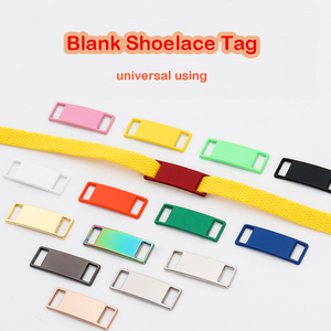 Gran Oferta: Dijes Profesionales Personalizables para Cordones de Zapatos, de Aleación de Zinc en Blanco con Logotipo, Dubraes Metálicos y Cierres para Cordones con Técnicas de Plateado - Product Image 1