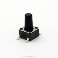 Interrupteurs Tactiles Carrés 6x6 Momentanés 9.5(H) à Montage sur PCB pour Appareils Électroniques Domestiques 12VDC 50mA, Clé de Fonction Serveur Routeur