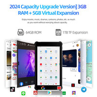 Tablette Android pas chère de 7 pouces pour enfants, écran tactile 3G 4G avec carte SIM, tablette robuste, tablette éducative, PC
