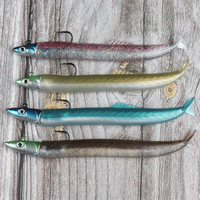 JOHNCOO – tête de gabarit de pêche au méné noir, leurre souple, Swimbait artificiel facile à briller pour matériel de pêche au bar, 115mm/9g