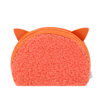 Porte-monnaie en velours souple en forme d'animaux de dessin animé, mignon, personnalisé, pochette, sacs cadeaux pour filles, avec fermeture éclair, mignon, différents, nouvelle collection