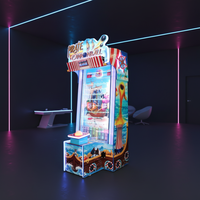 Machine de jeu d'arcade à tickets à monnayeur, jeu de tir aux billets Cannonball, pour centres commerciaux