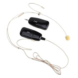 Mini portátil 2,4G inalámbrico auriculares collar micrófono de condensador para el profesor fitness - Product Image 1