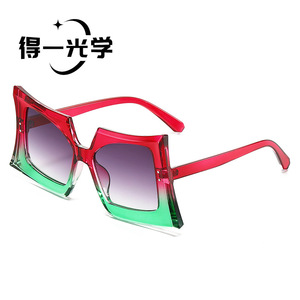 De Yi <b>Optics</b> Oversized Butterfly Sunglasses UV400 PC Frame Women's Fashion Sunshades For Outings <b>Driving</b> Parties - Product Image 5