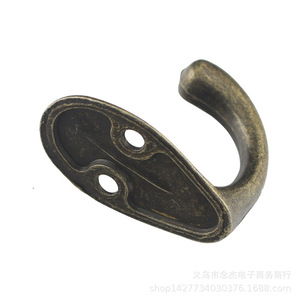 C23 Zinc Alloy Wall Hook 35mm x <b>28mm</b> Double Hole Clothes Hook For Wall Or Door Mounting - Product Image 4