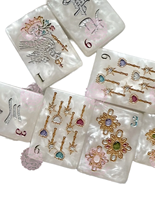 Mahjong américain de luxe en nacre et acrylique, jeu de société d'intérieur, cadeaux et collections d'art américain